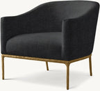 Thadeus Barrelback Slope Arm Chair