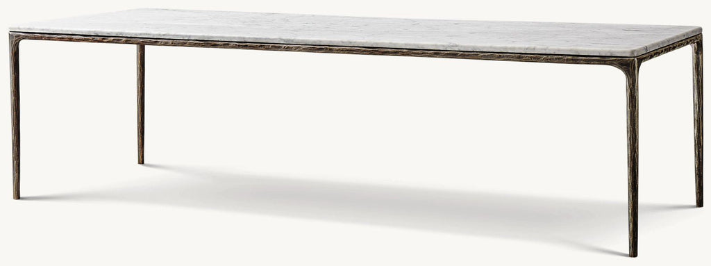 Thadeus Marble Rectangular Dining Table