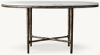Thadeus Marble Round Dining Table
