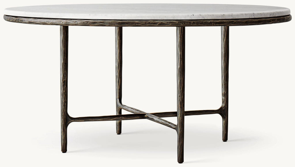 Thadeus Marble Round Dining Table