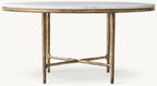 Thadeus Marble Round Dining Table