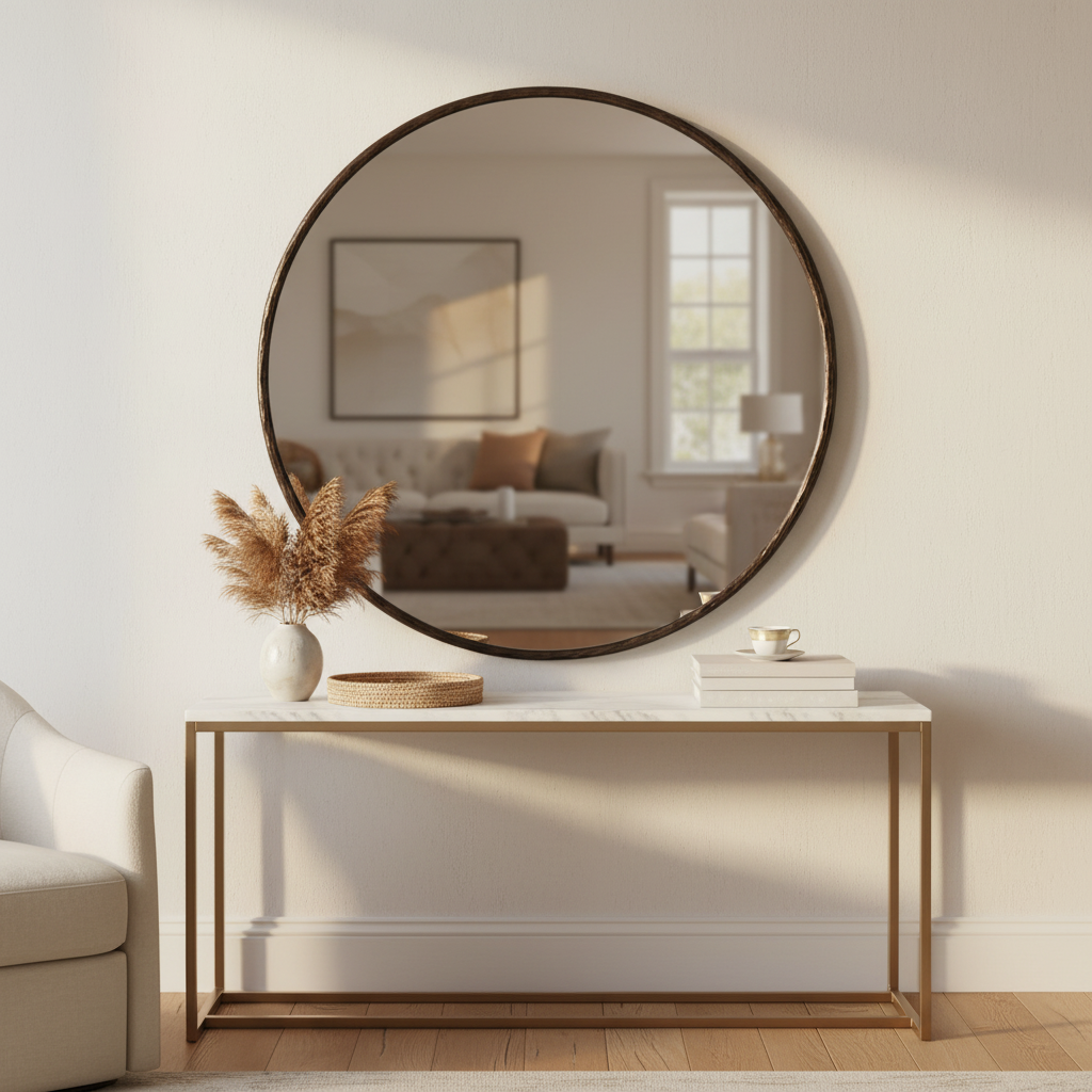 Thaddeus Round Mirror