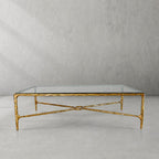Thaddeus Glass Top Rectangular Glass Coffee Table
