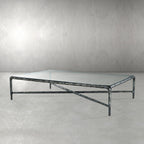 Thaddeus Glass Top Rectangular Glass Coffee Table