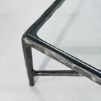 Thaddeus Glass Top Rectangular Glass Coffee Table