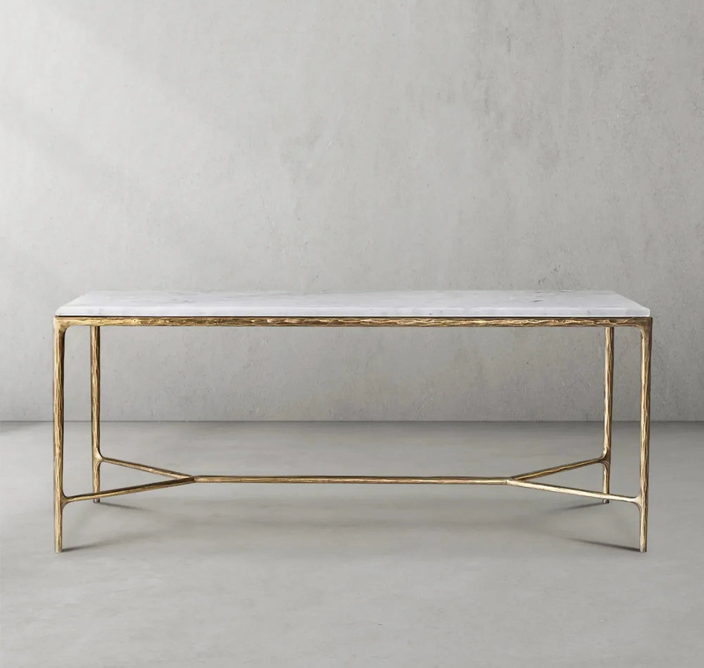 Thaddeus Rectangle Marble Desk