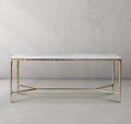 Thaddeus Rectangle Marble Desk
