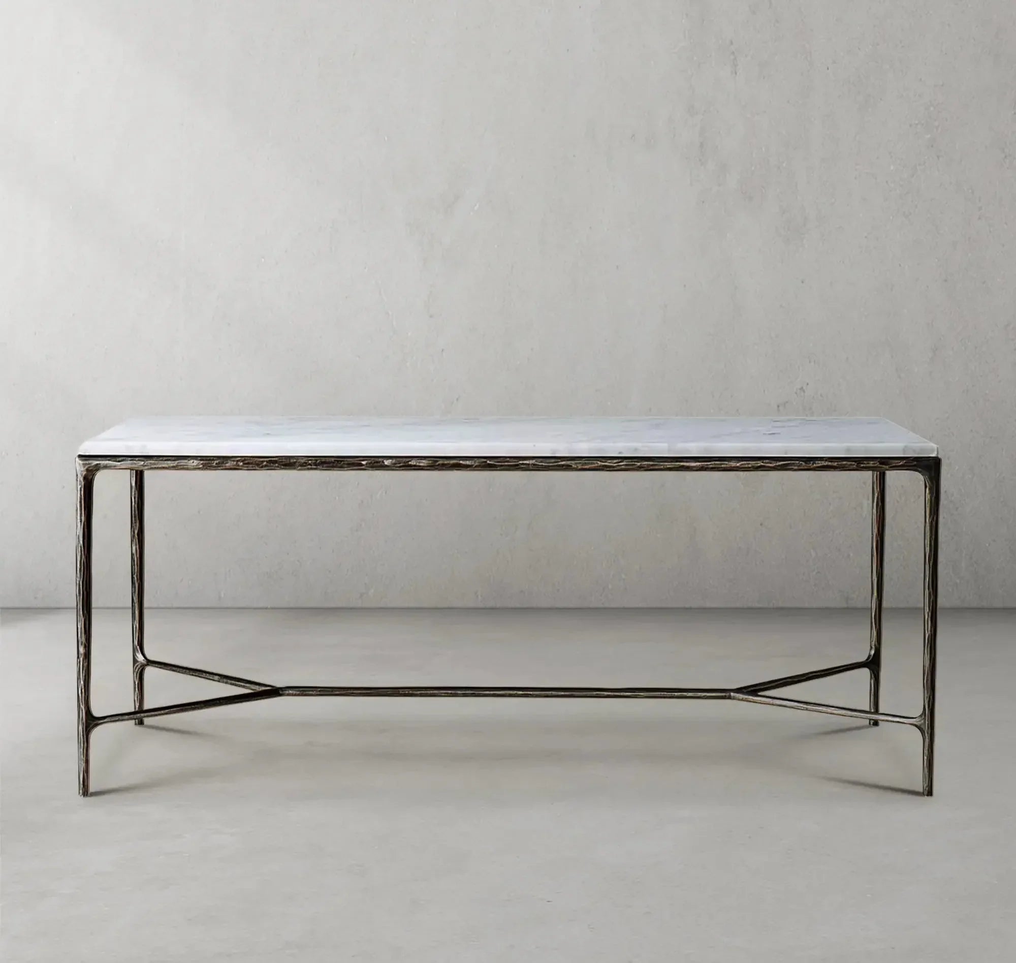 Thaddeus Rectangle Marble Desk
