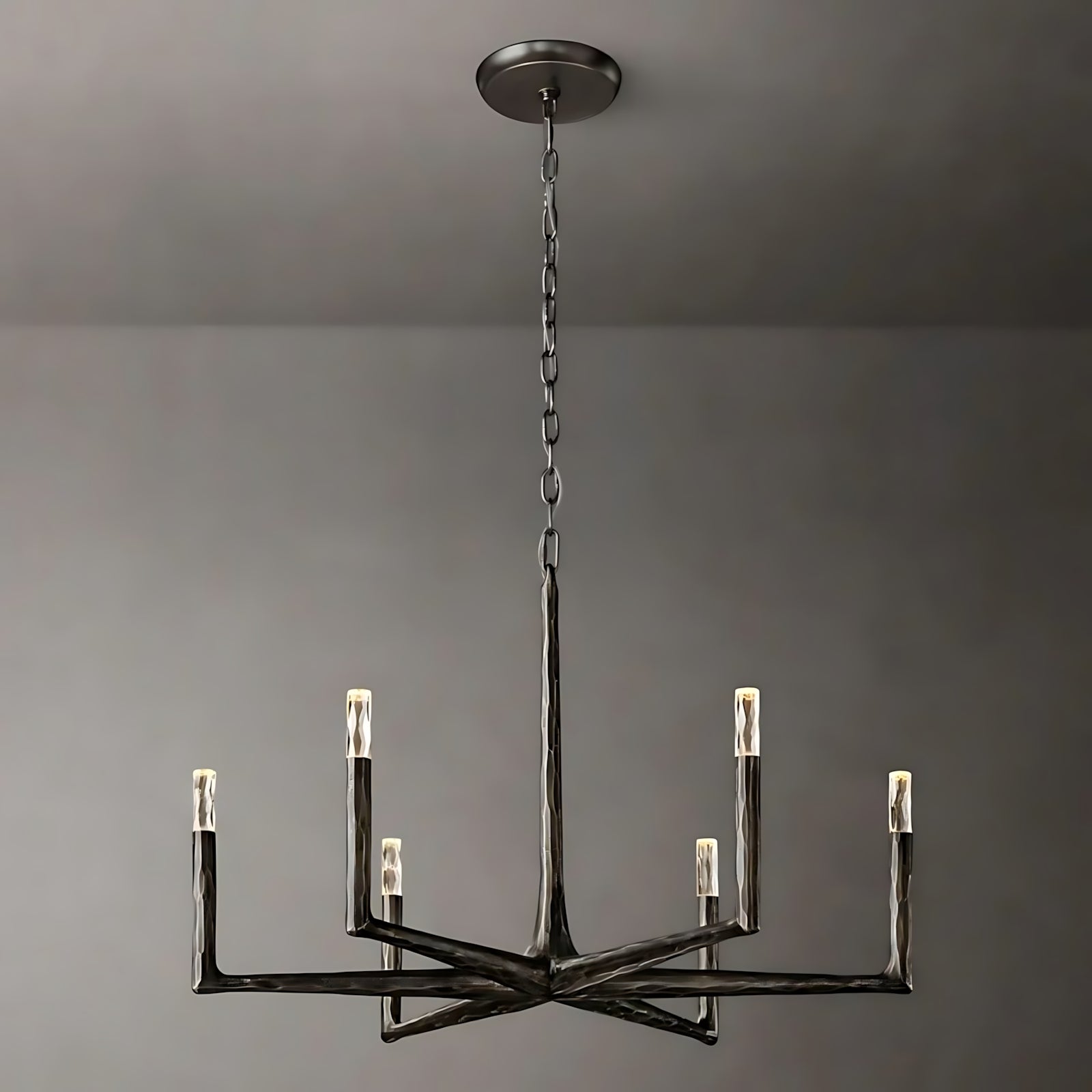 Thaddeus Round Chandelier 36'', Upscale Lighting Fixtures