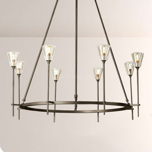 Torcha Round Chandelier 46"