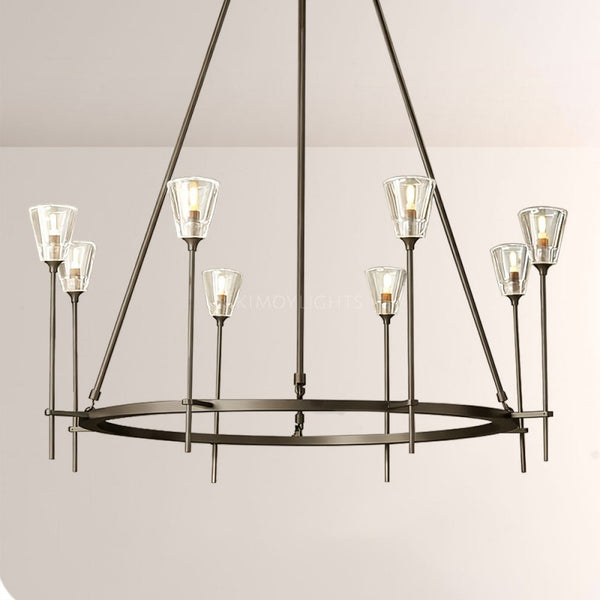 Torcha Round Chandelier 46"