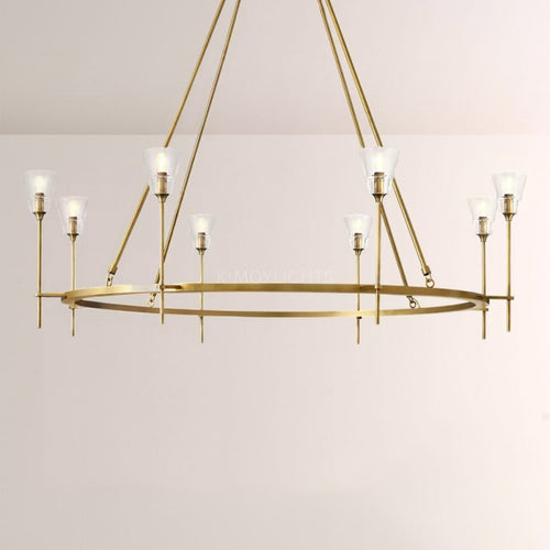 Torcha Round Chandelier 58"