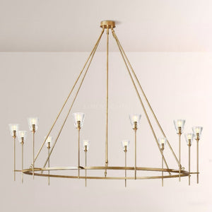 Torcha Round Chandelier 70"