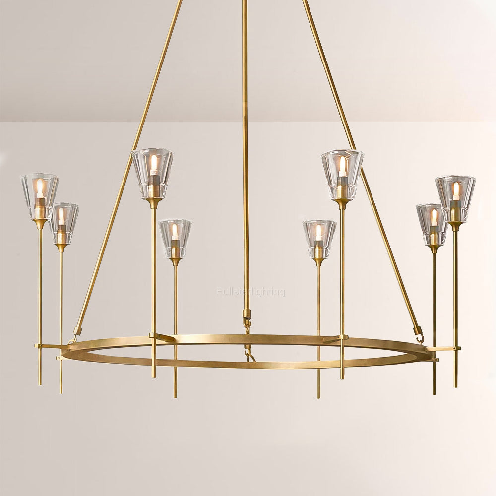 Torche Round Chandelier 46"