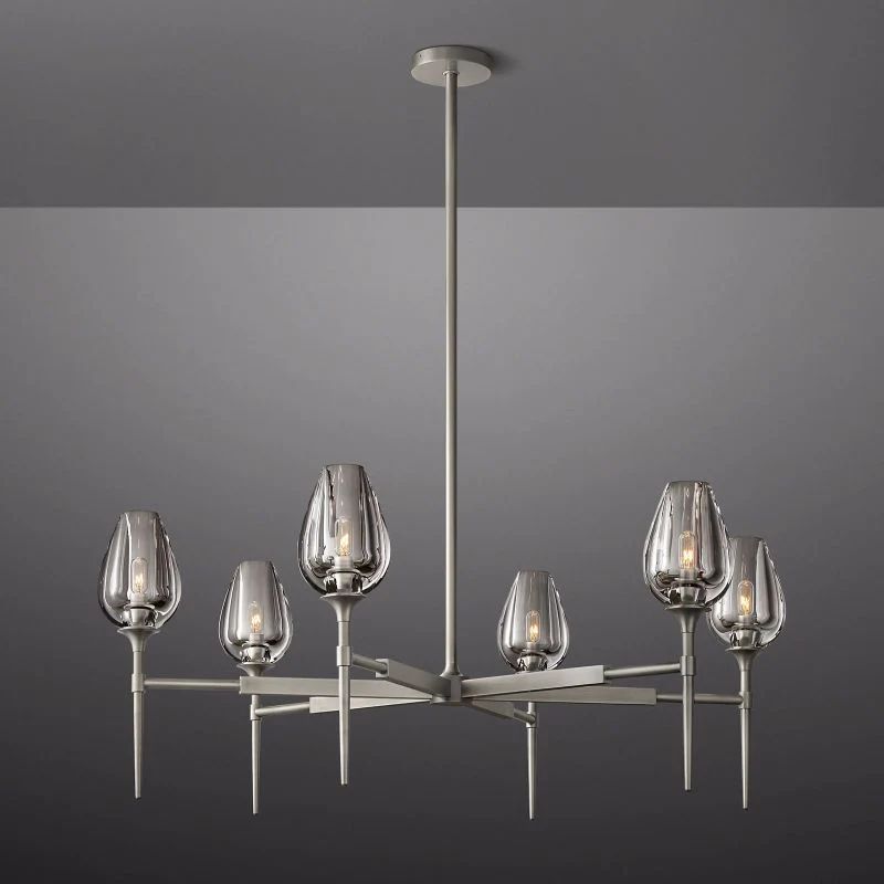 Tulip Round Chandelier 42''