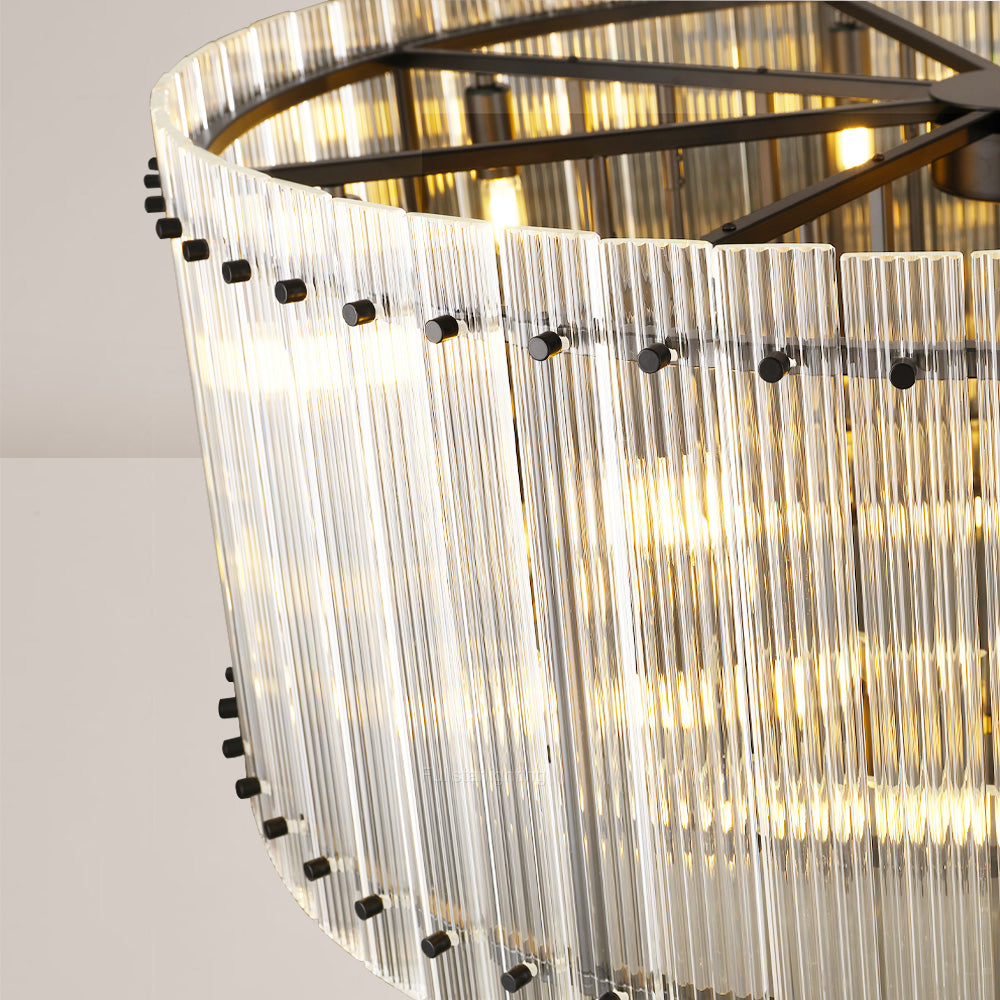 Mara Two-Tier Luxury Round Chandelier 37''