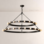 Vitara Round Two Tiered Chandelier