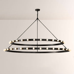Vitara Round Two Tiered Chandelier