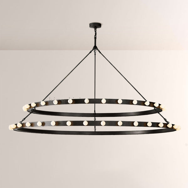 Vitara Round Two Tiered Chandelier