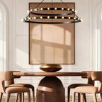 Vitara Round Two Tiered Chandelier