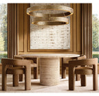 Vitolor Carved Round Dining Table