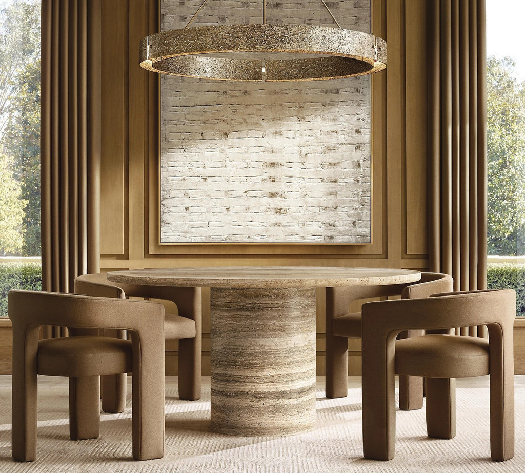 Vitolor Carved Round Dining Table
