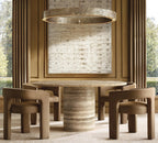Vitolor Carved Round Dining Table