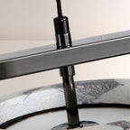 Vitrella 4-Head Linear Marble Disc Chandelier