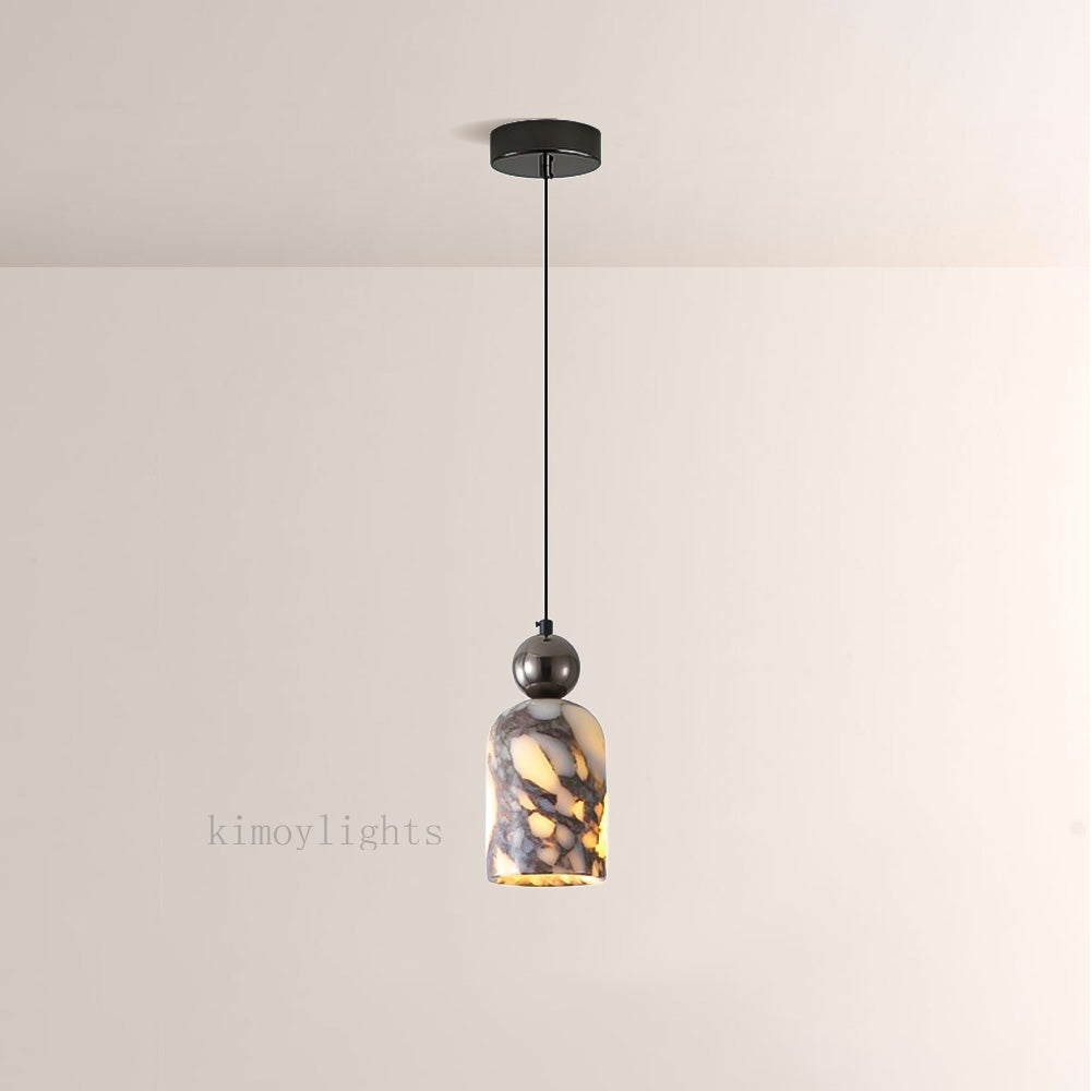 Vitrella Bell-Shaped Marble Pendant