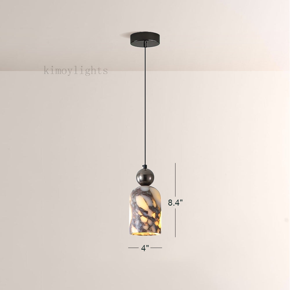 Vitrella Bell-Shaped Marble Pendant