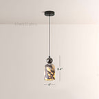 Vitrella Bell-Shaped Marble Pendant