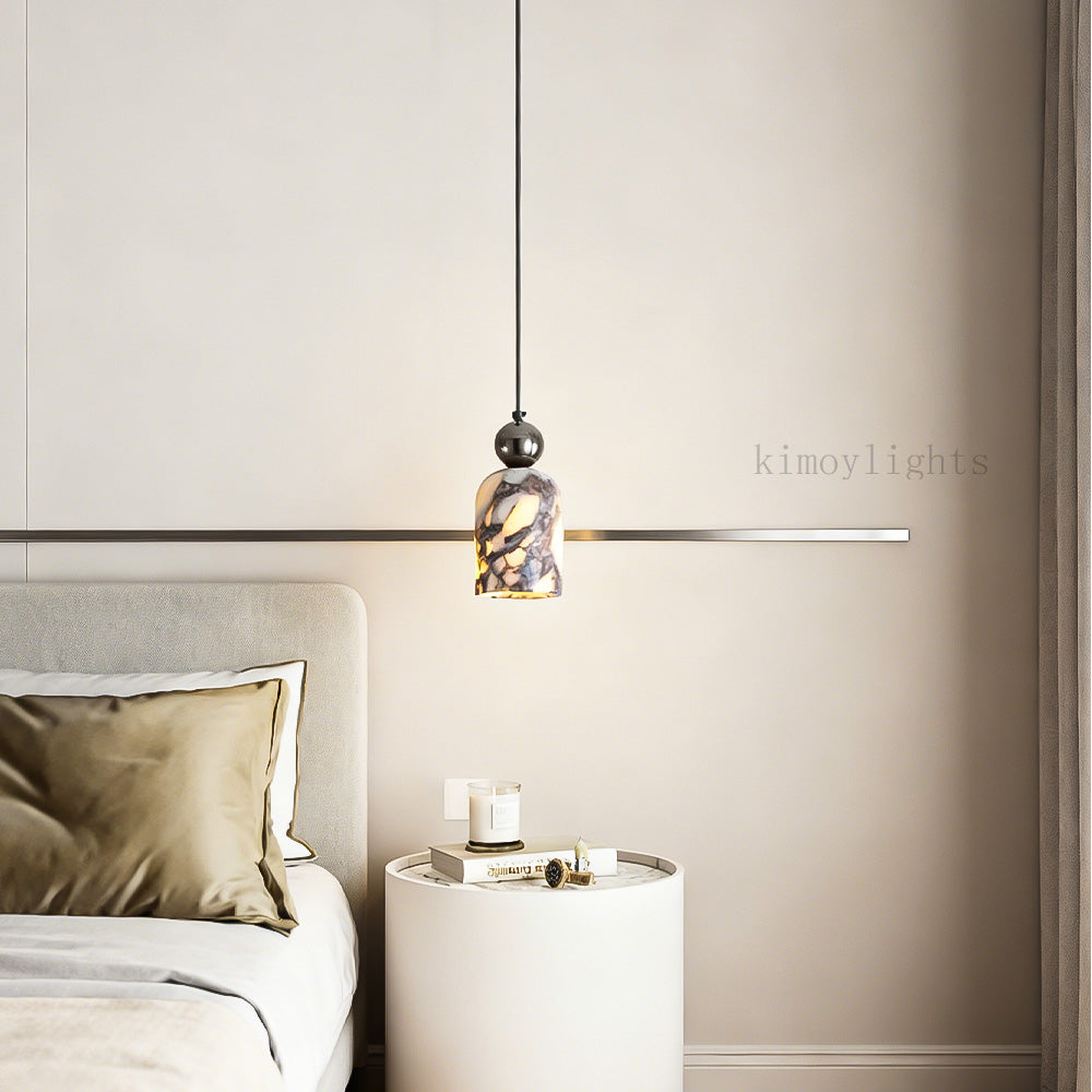 Vitrella Bell-Shaped Marble Pendant