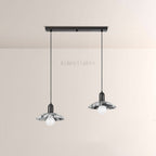 Vitrella Black & White Marble-Effect Pendant(1/2/3-Head)