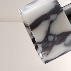 Vitrella Cream Marble-Effect Cylindrical Pendant(2/3-Head)