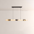Vitrella Cylindrical Marble-Accent Linear Chandelier