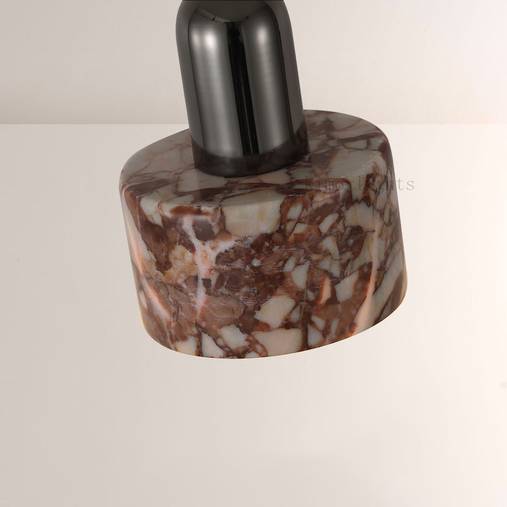 Vitrella Cylindrical Marble Pendant