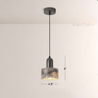 Vitrella Cylindrical Marble Pendant
