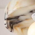 Vitrella Disc-Shade Marble Pendant