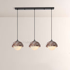 Vitrella Dome-Shade Marble Pendant(1/3-Head)