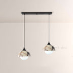 Vitrella Dome-Shaped Marble Pendant(2/3-Head)