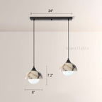 Vitrella Dome-Shaped Marble Pendant(2/3-Head)