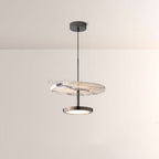 Vitrella Double-Disc Marble Pendant