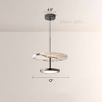 Vitrella Double-Disc Marble Pendant