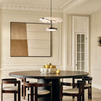 Vitrella Double-Disc Marble Pendant