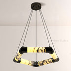 Vitrella Hexagonal Marble Chandelier