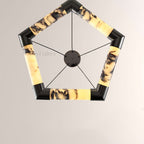 Vitrella Hexagonal Marble Chandelier
