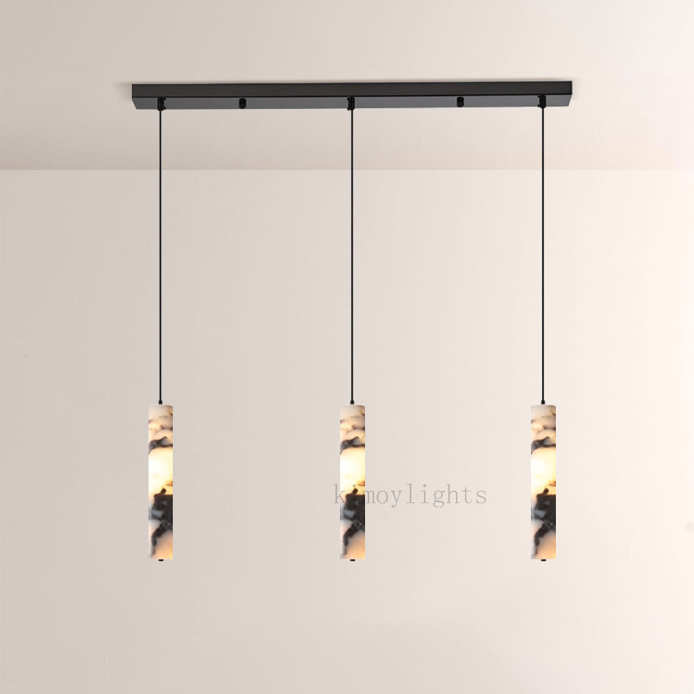 Vitrella Landscape-Marble Cylinder Pendant(1/3-Head)