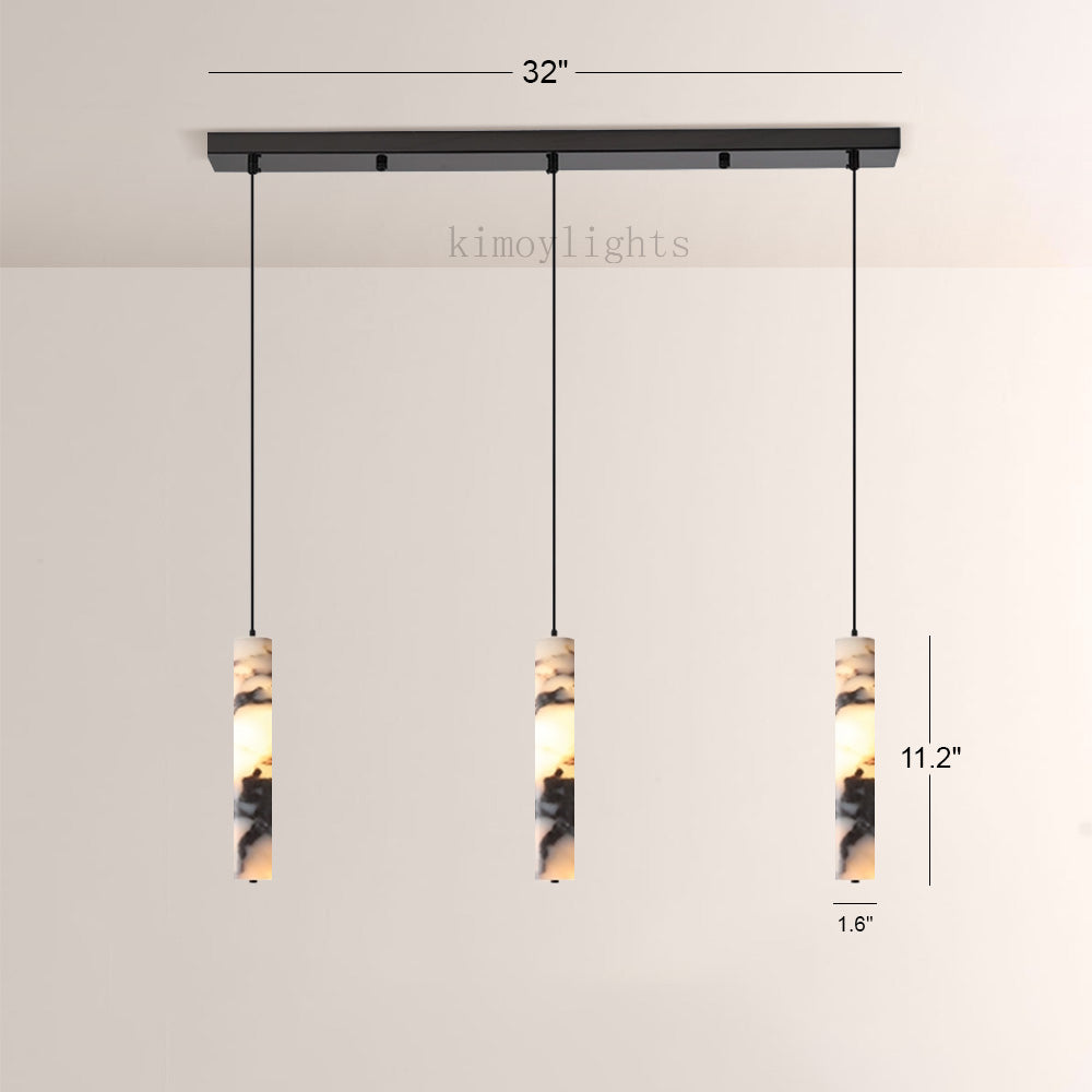 Vitrella Landscape-Marble Cylinder Pendant(1/3-Head)
