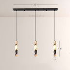 Vitrella Landscape-Marble Cylinder Pendant(1/3-Head)