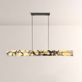 Vitrella Linear Marble-Effect Chandelier